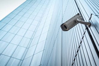 CCTV on a building